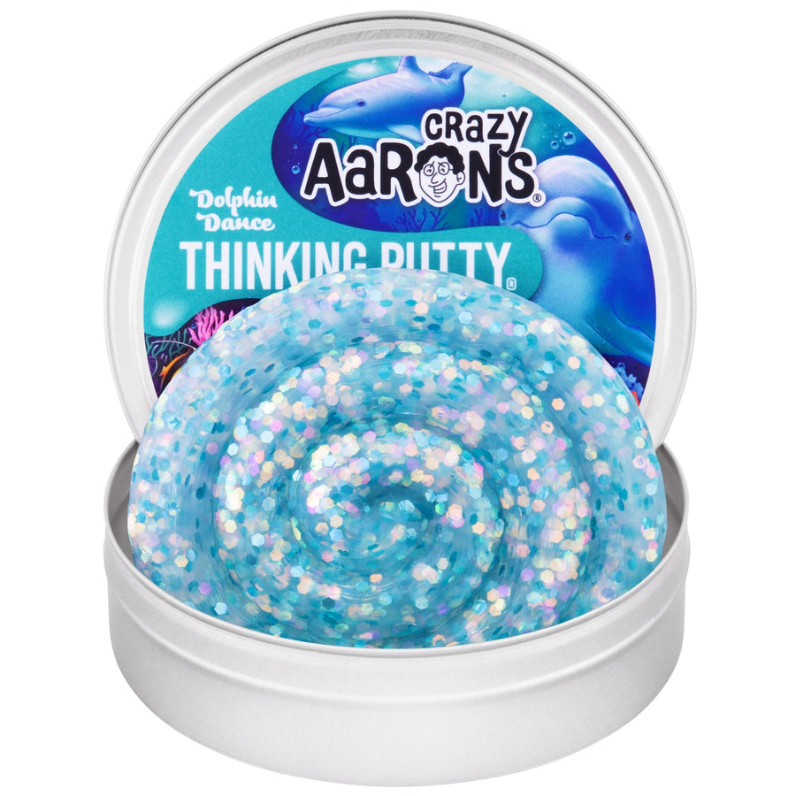 Dolphin Dance - 3.5" Thinking Putty Tin T5